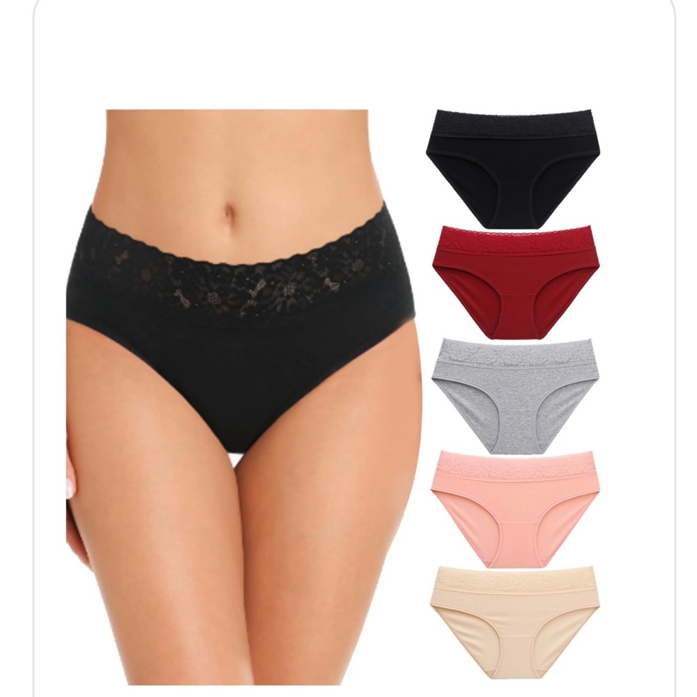 Set of Women's Lace Trim Panties